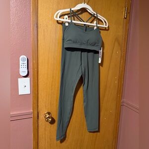 Lululemon align leggings and bra Palm deco